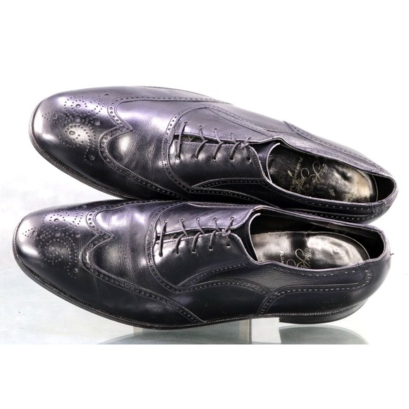 Florsheim Royal Imperial Men\'s Wingtip Brogue Dress Shoes Size 9 C Black 857468 main image 9
